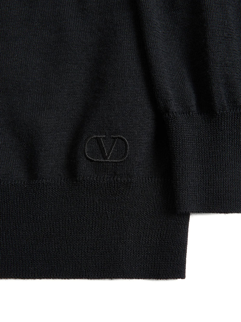 Valentino Garavani Men Valentino Wool Jumper With Vlogo Embroidery