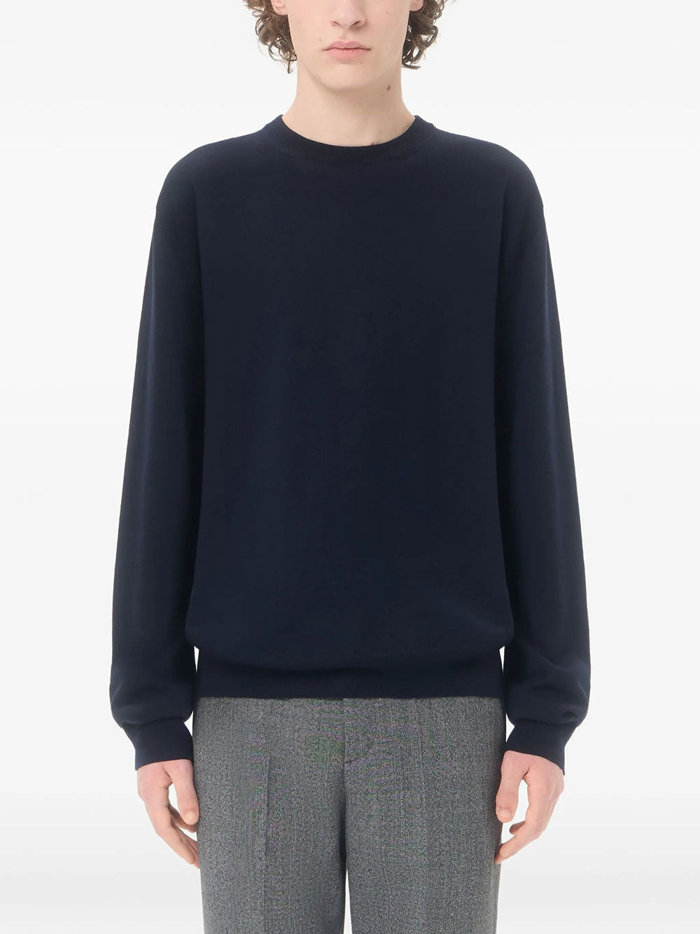 Valentino Garavani Men Valentino Wool Jumper With Vlogo Embroidery