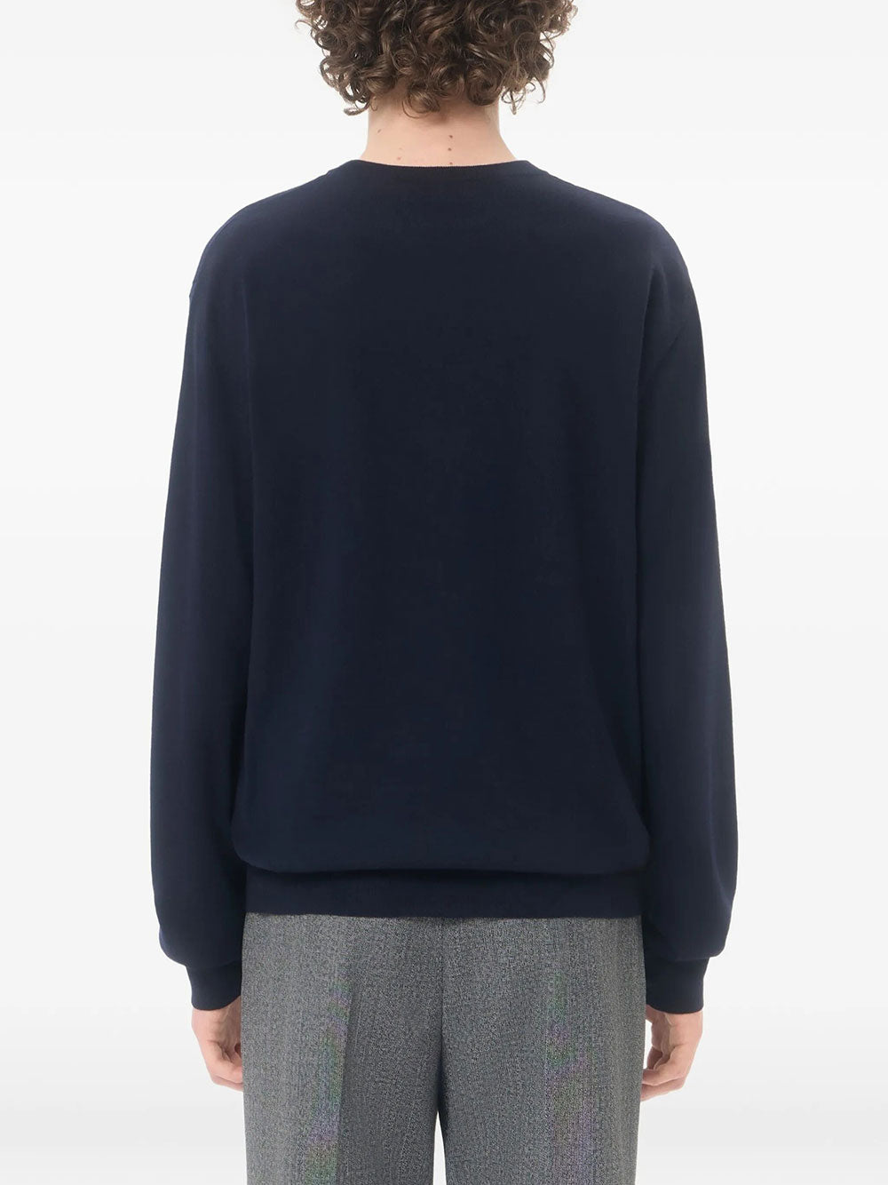 Valentino Garavani Men Valentino Wool Jumper With Vlogo Embroidery