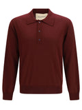 Valentino Garavani Men Valentino Wool Polo With Vlogo Embroidery