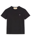 Valentino Garavani Men Valentino Cotton T-Shirt With Vlogo Embroidery