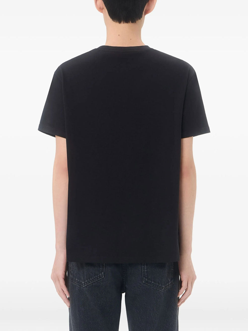 Valentino Garavani Men Valentino Cotton T-Shirt With Vlogo Embroidery