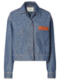 Fendi Women Chambray Short Jacket