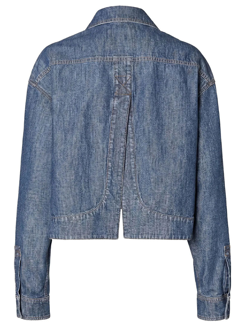 Fendi Women Chambray Short Jacket