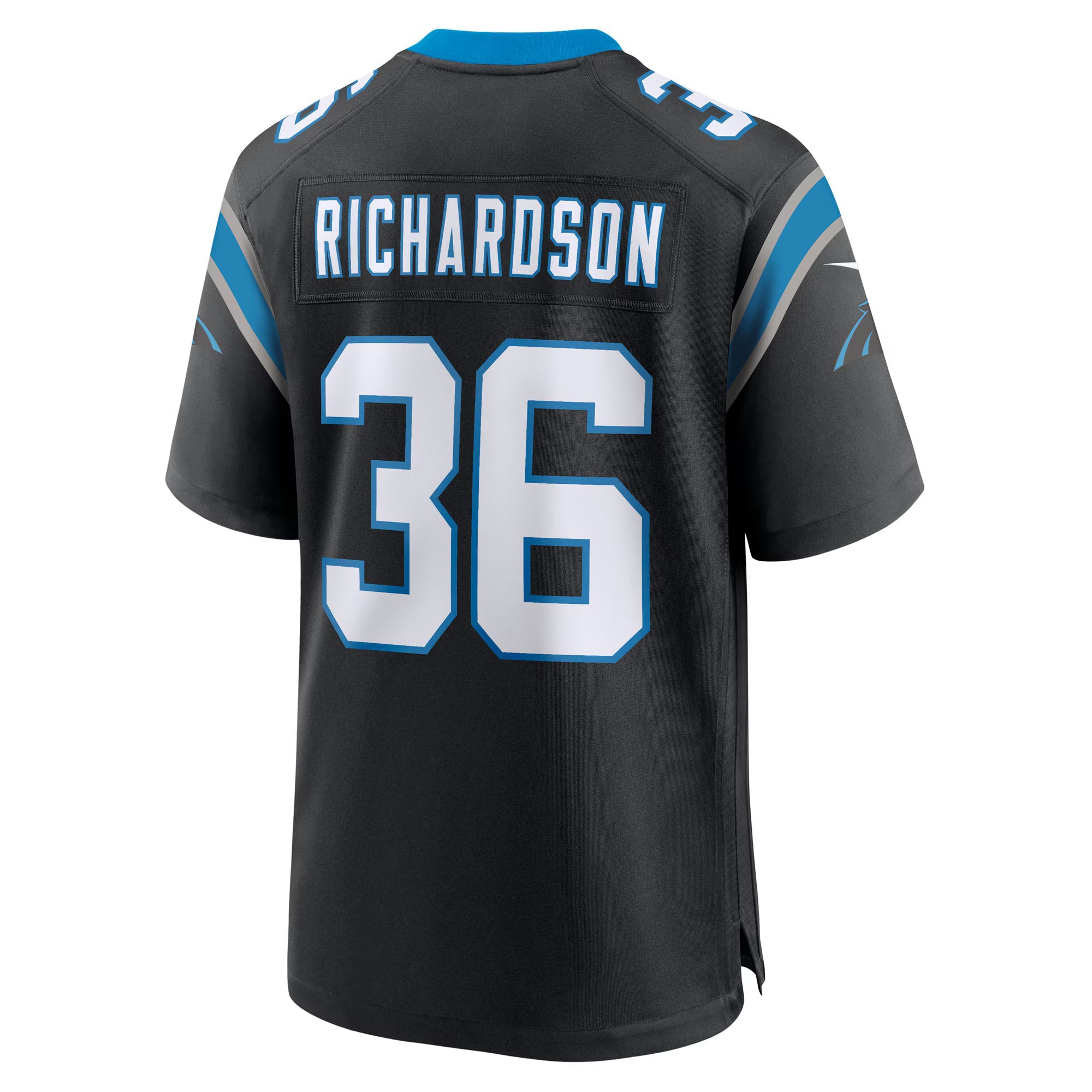 Carolina Panthers Demani Richardson Black Team Game Jersey