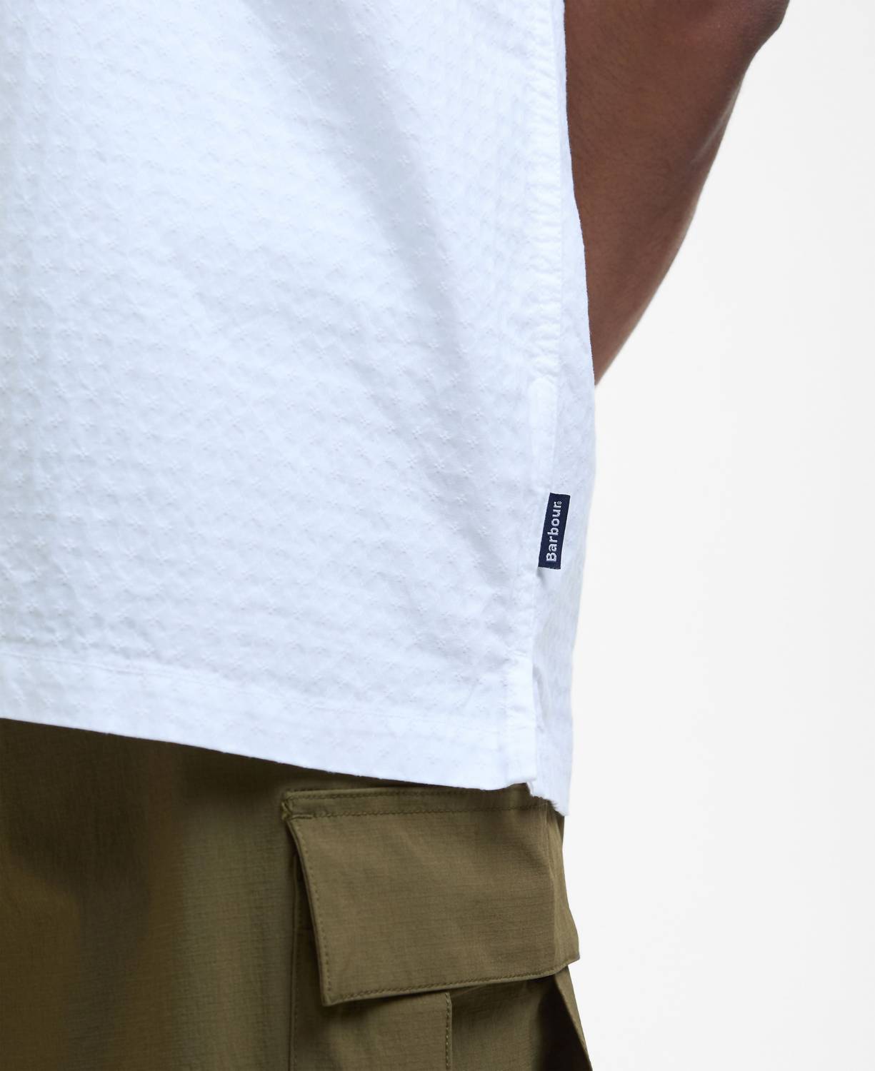 Irvine Textured Shirt In White