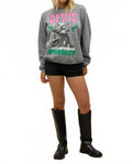 Elvis On Stage Vintage Sweatshirt In Grey