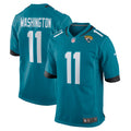 Jacksonville Jaguars Parker Washington Teal Team Game Jersey