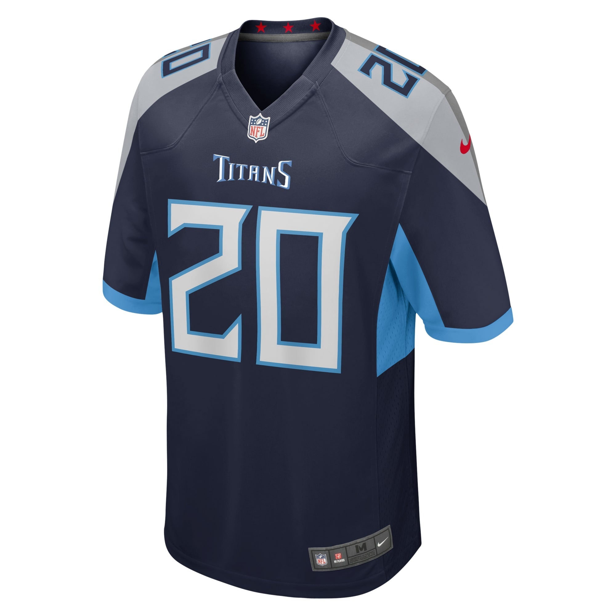 Tennessee Titans Tony Pollard Navy Game Player Jersey