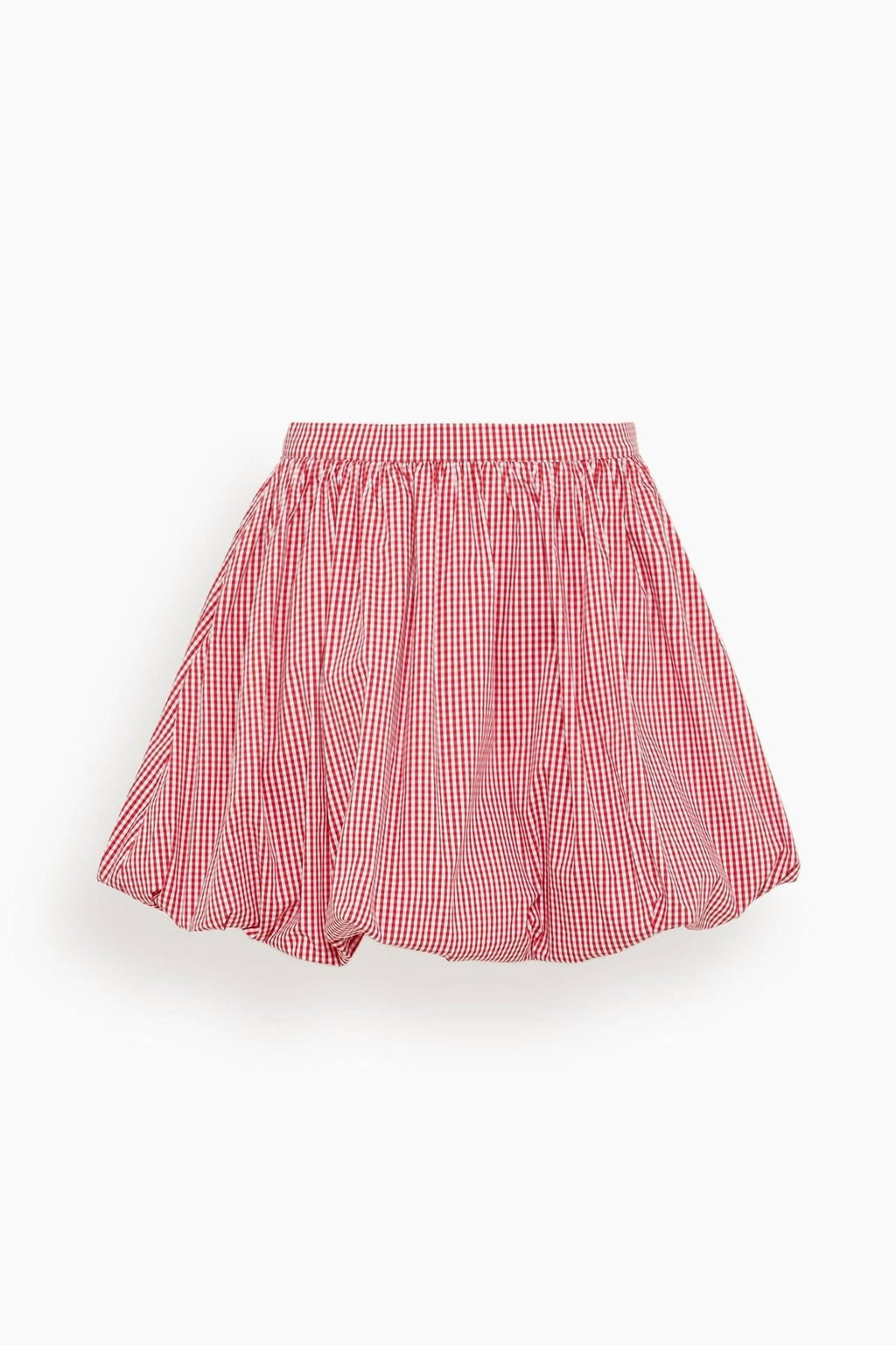 Kinsley Bubble Skirt In Carmine