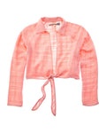 Vintage Havana Tie-Front Top