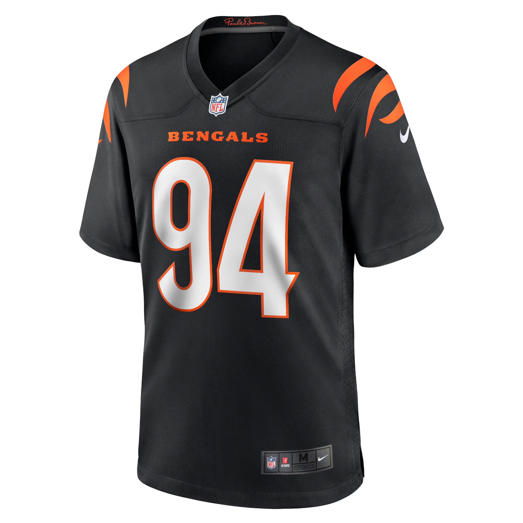 Cincinnati Bengals Sam Hubbard Black Game Jersey
