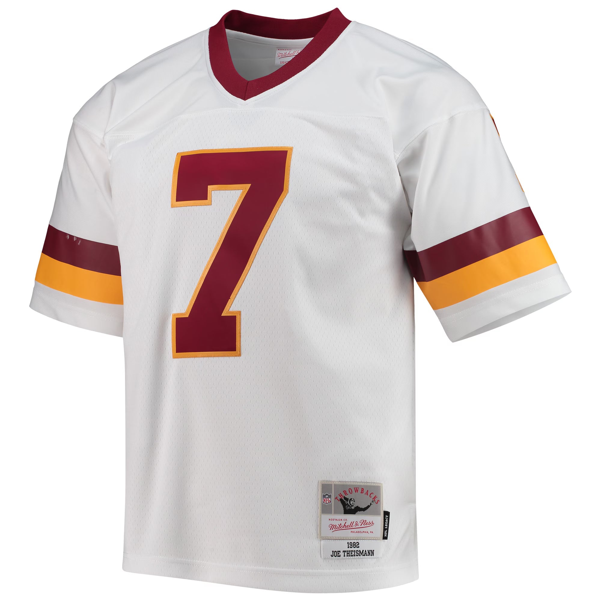 Washington Football Team Joe Theismann Mitchell & Ness White Legacy Replica Jersey