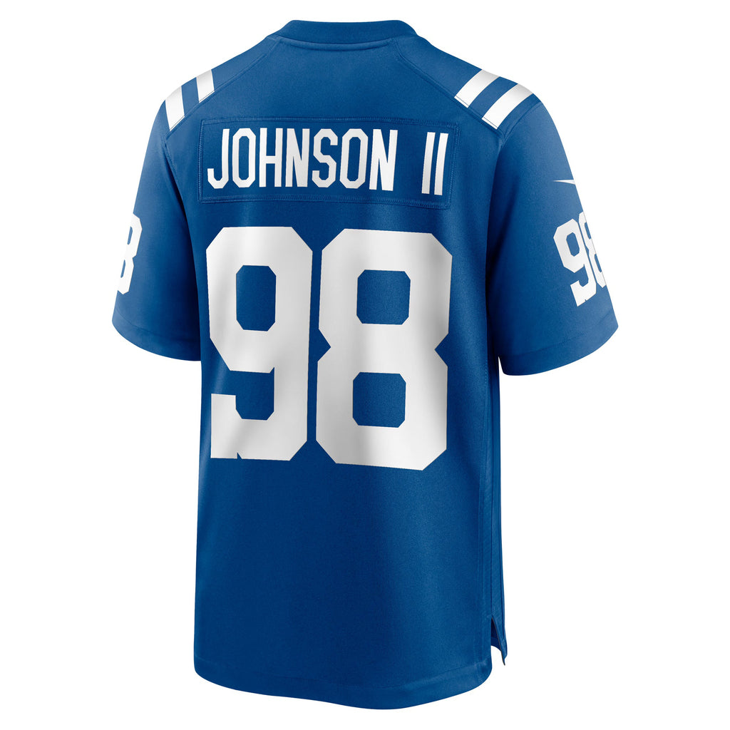 Indianapolis Colts Eric Johnson II Royal Team Game Jersey