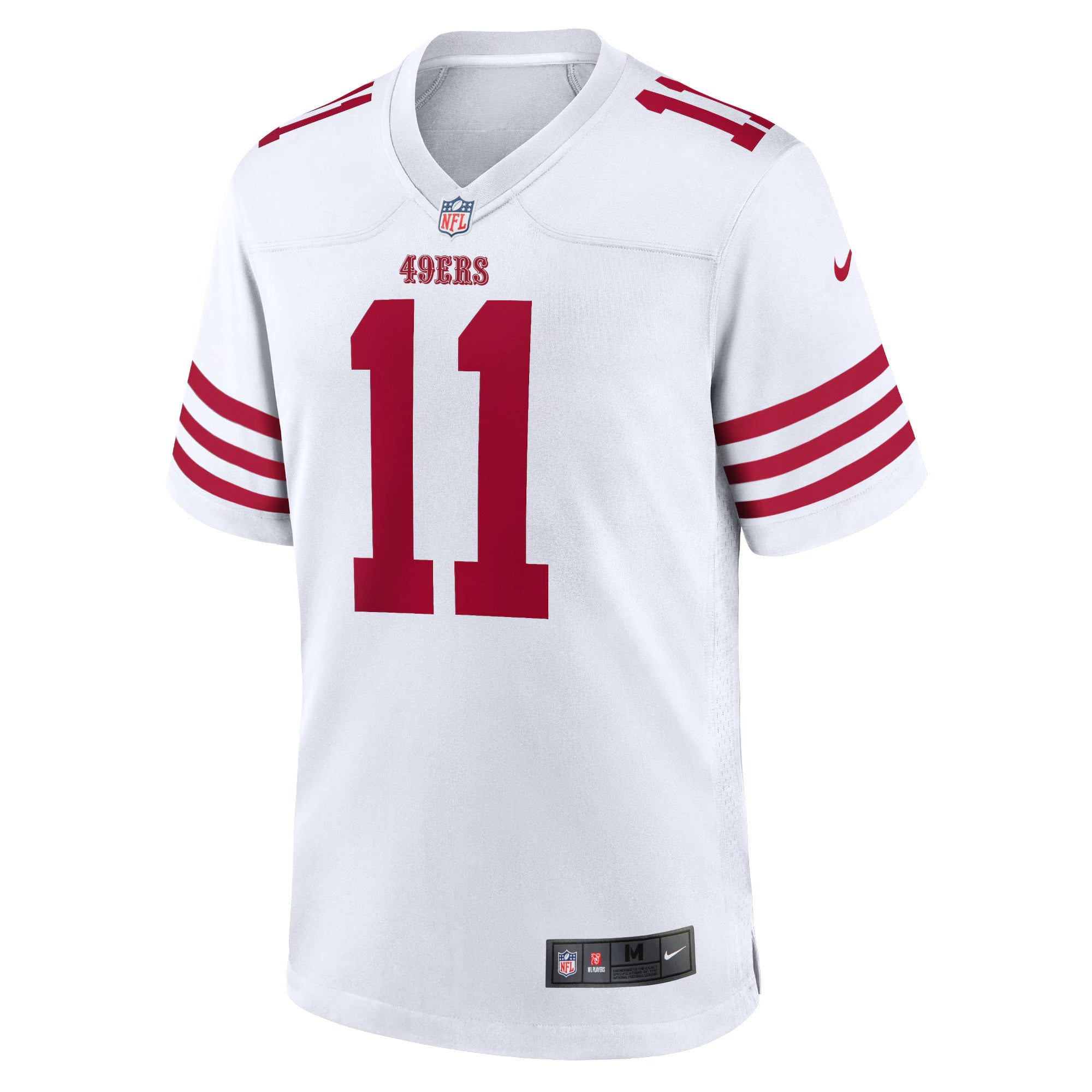 San Francisco 49ers Brandon Aiyuk White Game Jersey