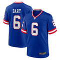 New York Giants Jaxson Dart Royal Alternate 2 Classic Game Jersey