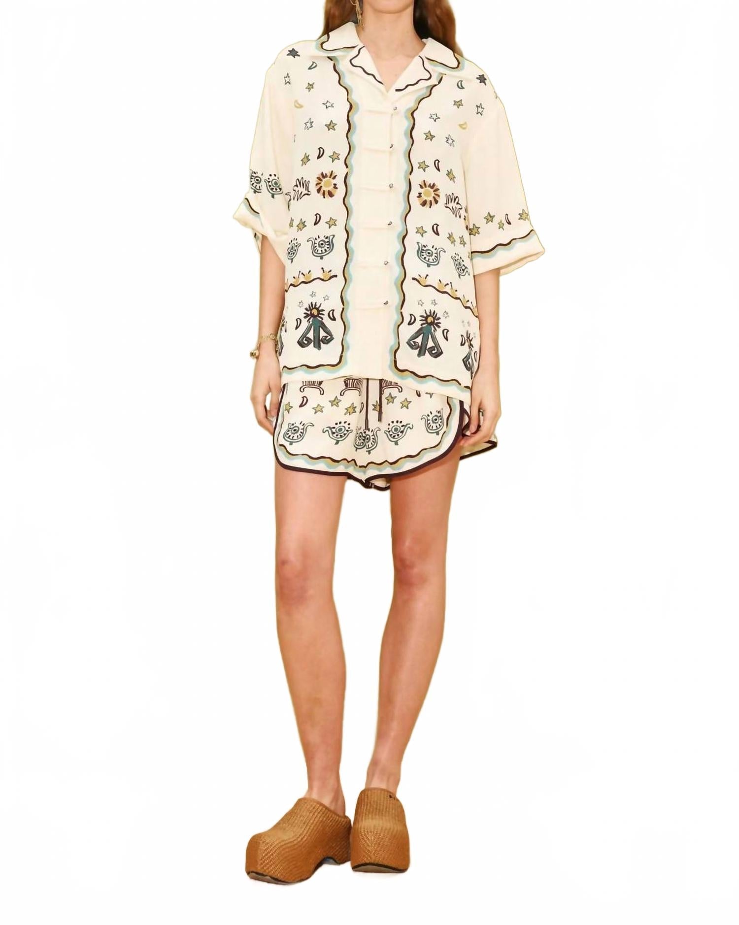 Sun Dancer Shirt In Beige