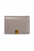Marni Prisma Folded Leather Wallet - Cork Beige