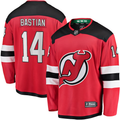Men's New jersey Devils Nate Bastian #14 Red Player Game jersey