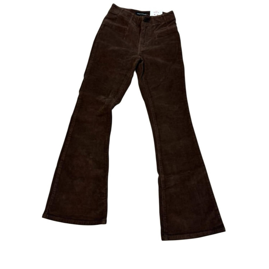 Women's Flare Corduroy Pants In Walnut