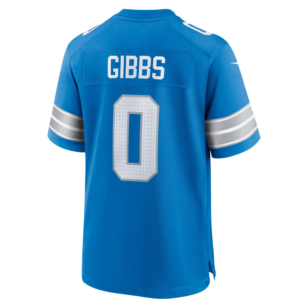 Detroit Lions Jahmyr Gibbs Blue Game Player Jersey