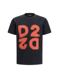 Dsquared2 Men Cotton Printed T-Shirt