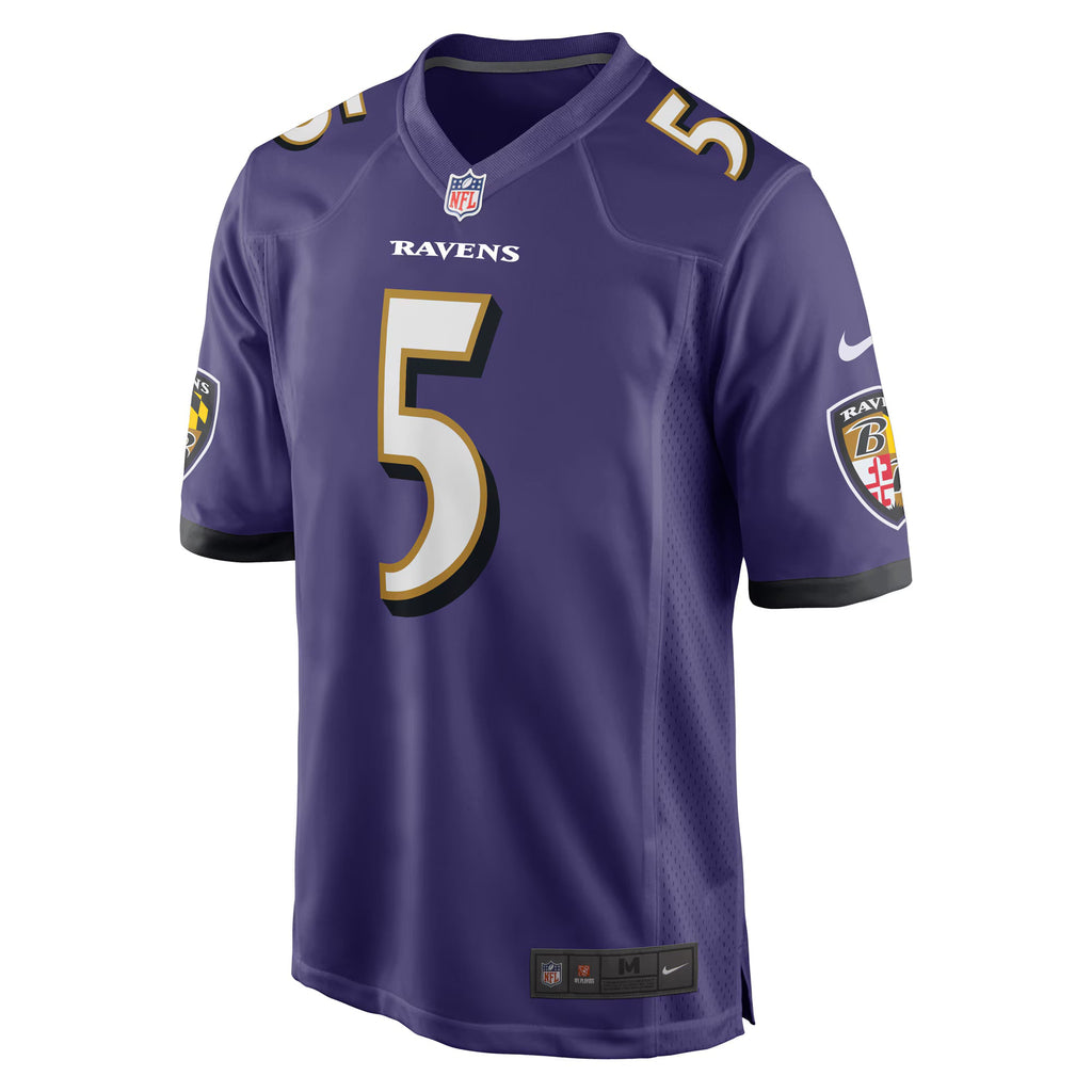 Baltimore Ravens Jalyn Armour-Davis Purple Game Player Jersey