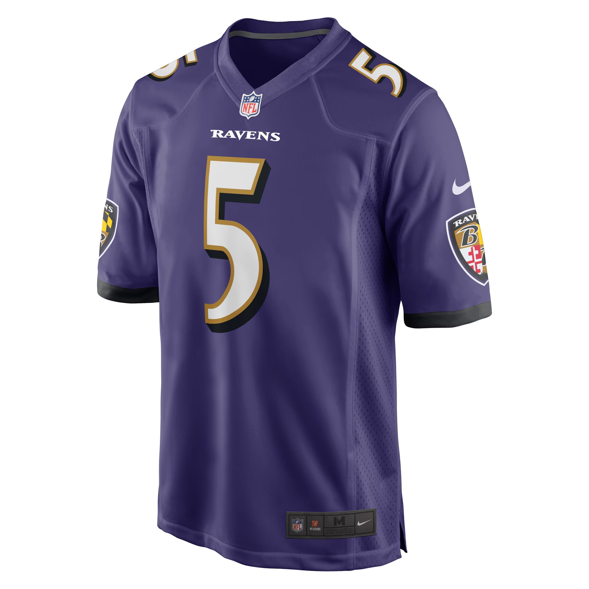 Baltimore Ravens Jalyn Armour-Davis Purple Game Player Jersey