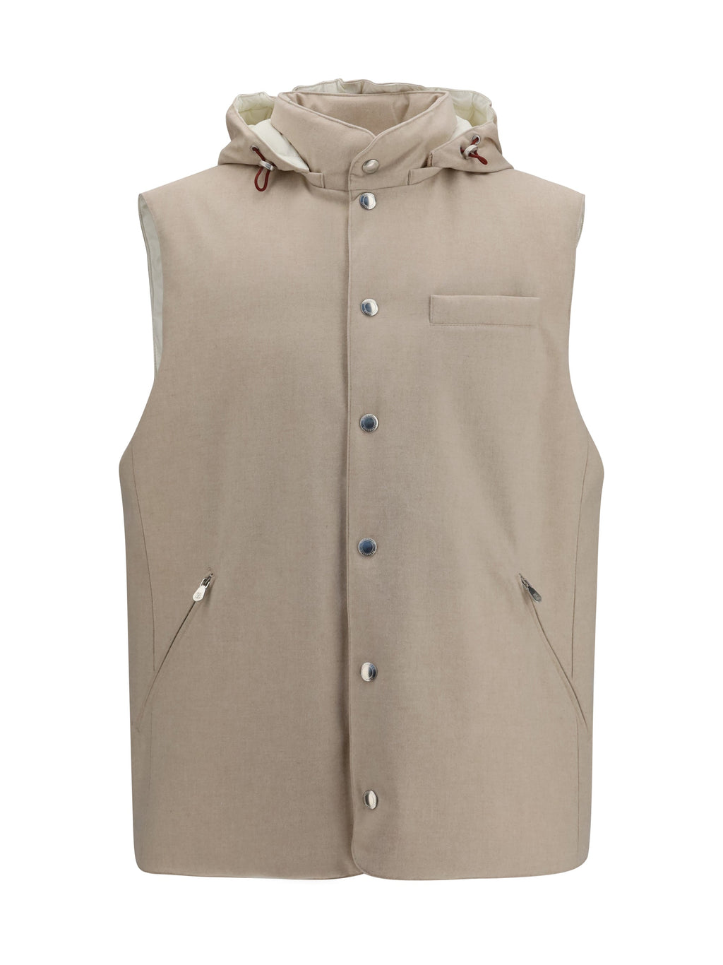 Brunello Cucinelli Men Wool Down Vest