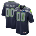 Seattle Seahawks College Navy 50th Season Team Custom Game Jersey
