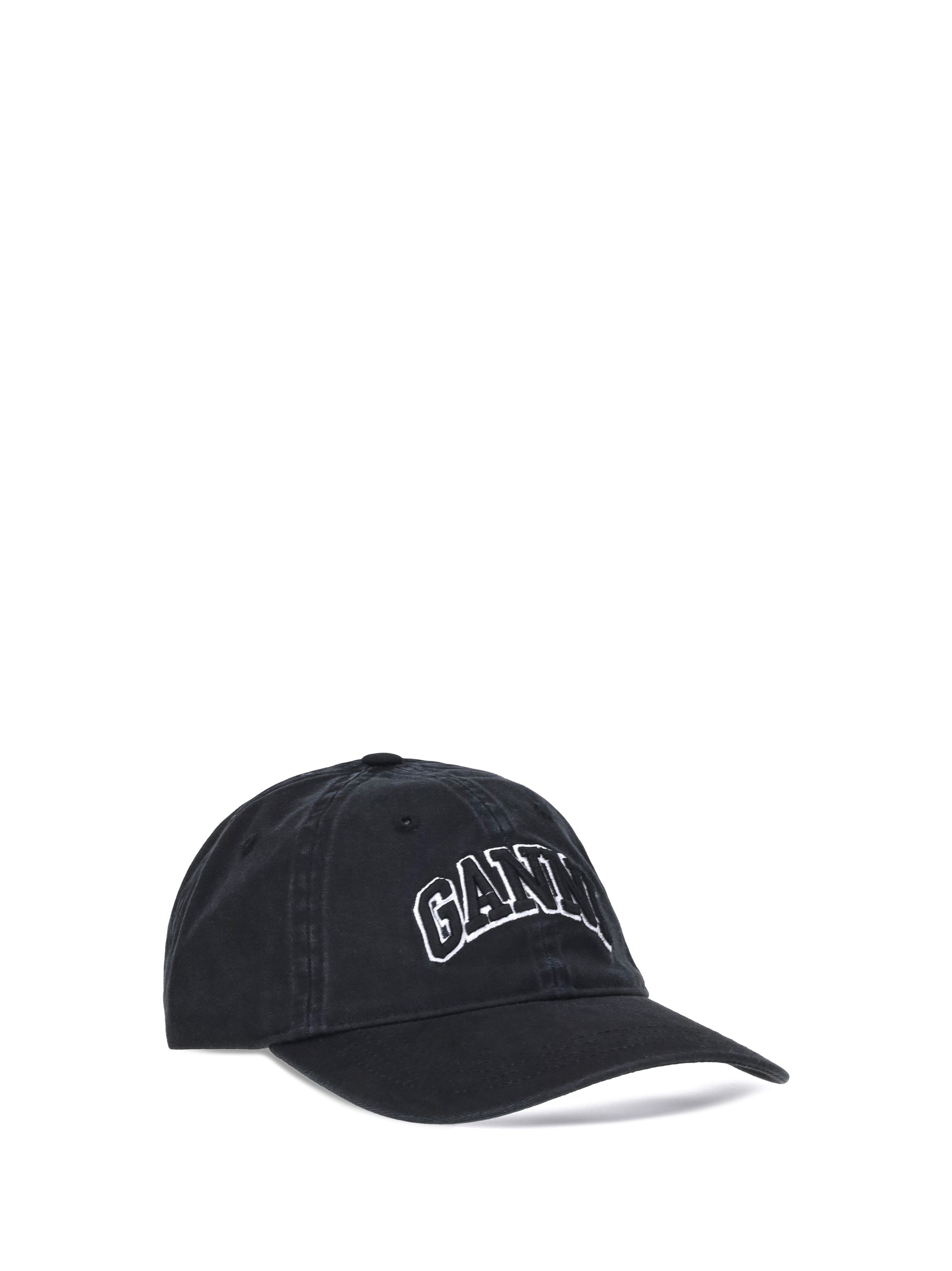 Ganni Women Logo Baseball Cap