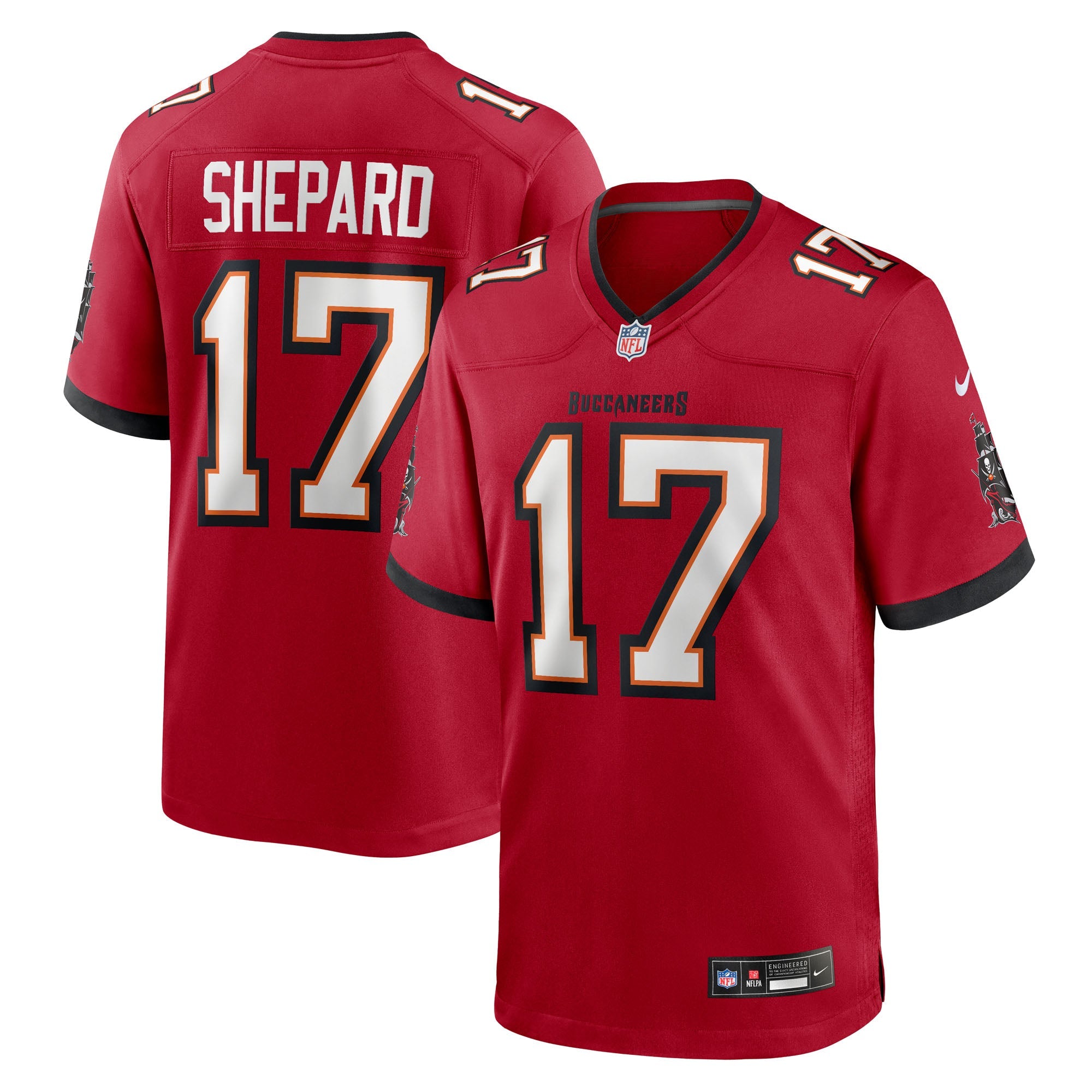 Tampa Bay Buccaneers Sterling Shepard Red Team Game Jersey