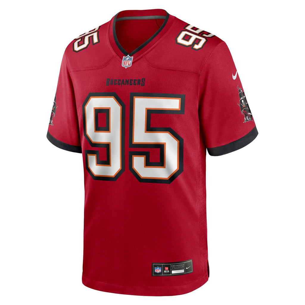 Tampa Bay Buccaneers Elijah Roberts Red Team Game Jersey