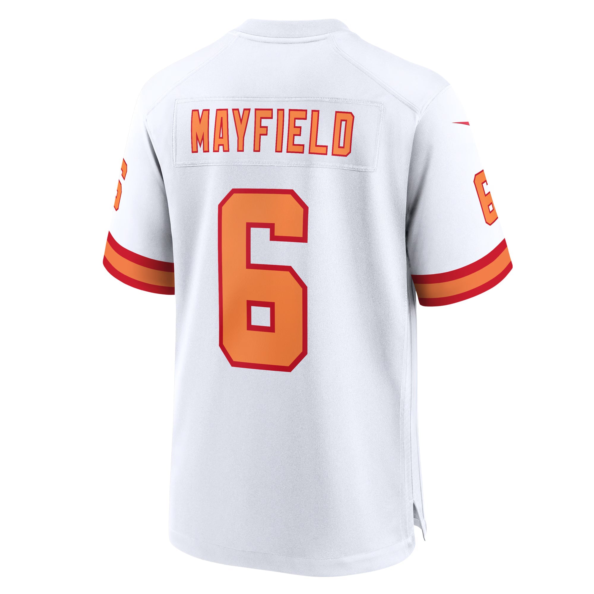 76 Tampa Bay Buccaneers Baker Mayfield White 50th Season Game Jersey