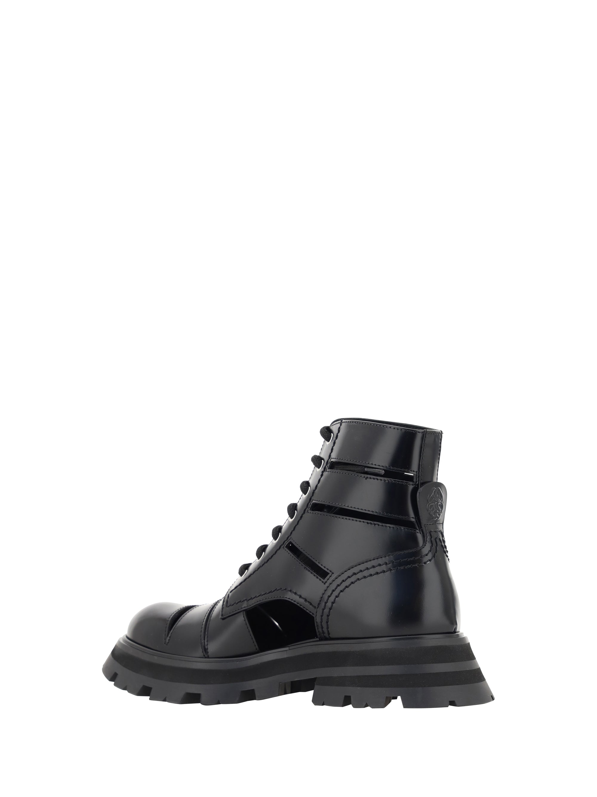 Alexander Mcqueen Women Wander Combat Boots