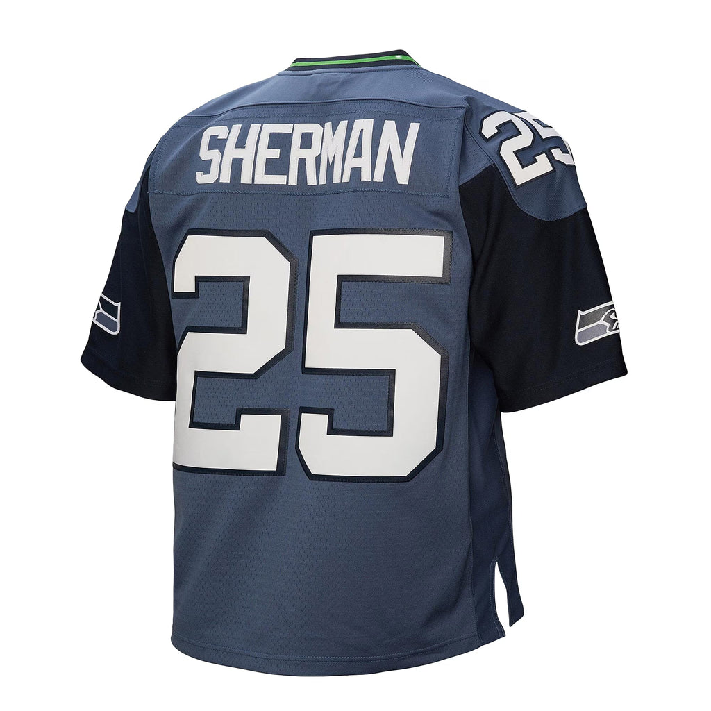 Seattle Seahawks Richard Sherman Mitchell & Ness Blue 2011 Legacy Replica Jersey