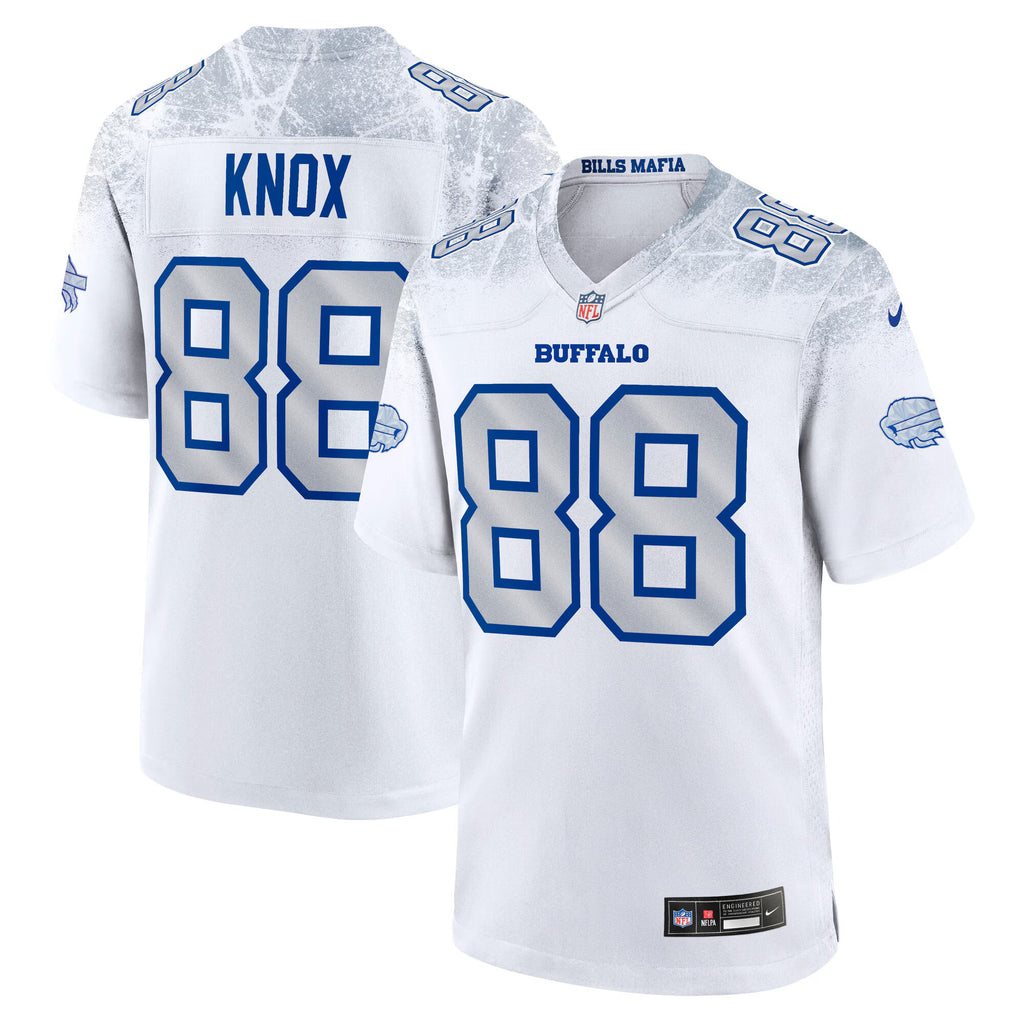 Buffalo Bills Dawson Knox White 2025 Rivalries Collection Game Jersey