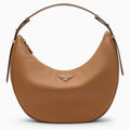 Prada Prada Arque Caramel Large Leather Shoulder Bag Women