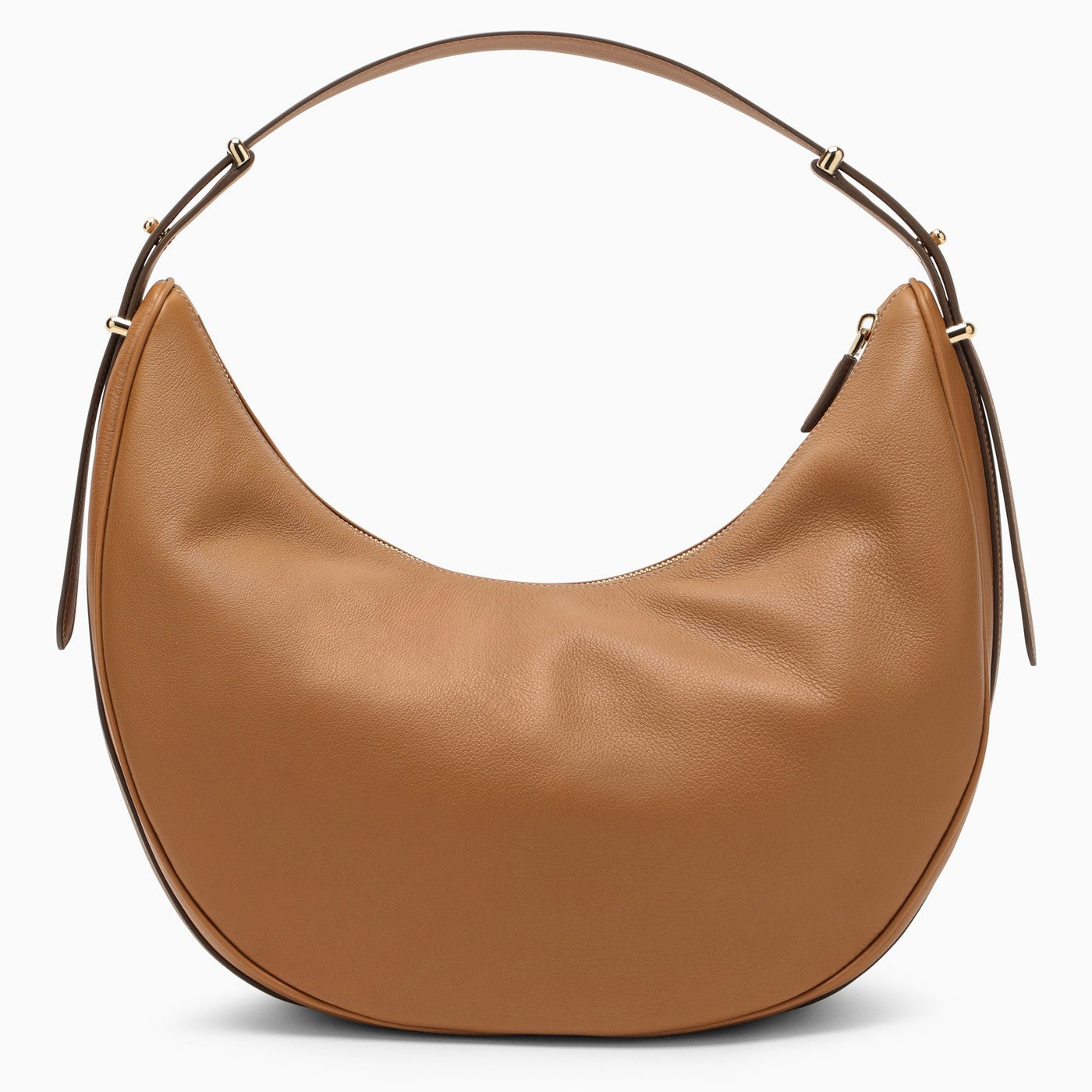 Prada Prada Arque Caramel Large Leather Shoulder Bag Women
