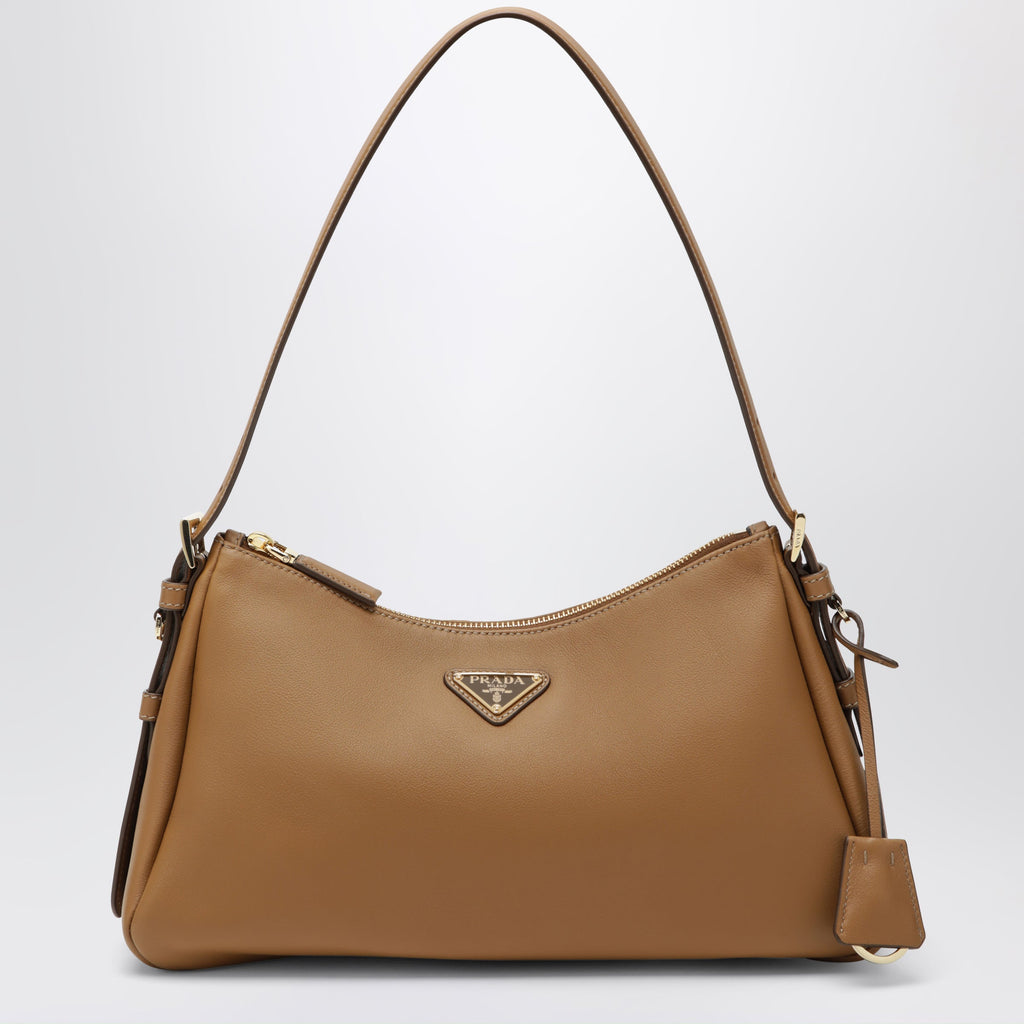 Prada Medium Caramel Prada Aimee Bag In Leather Women