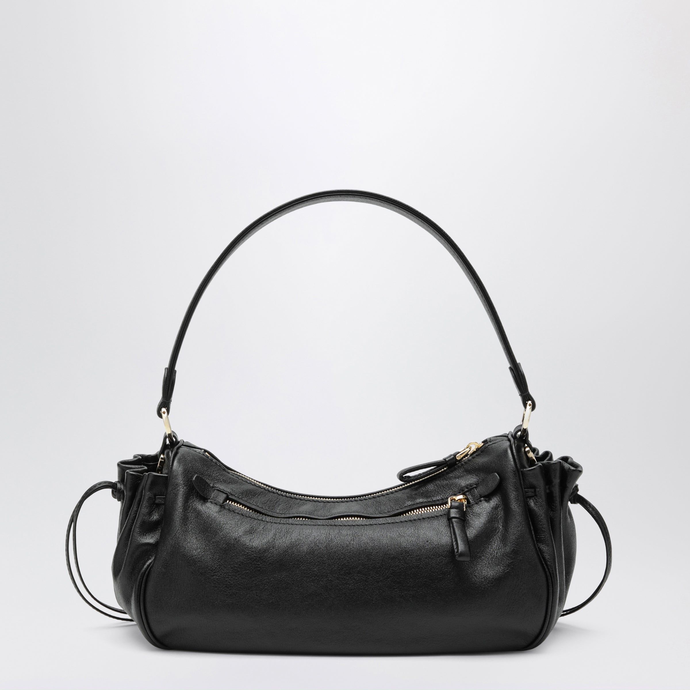 Prada Small Black Leather Bag Women