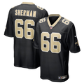 New Orleans Saints William Sherman Black Team Game Jersey