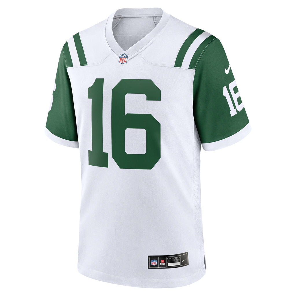 New York Jets Vinny Testaverde White Retired Player Alternate Game Jersey