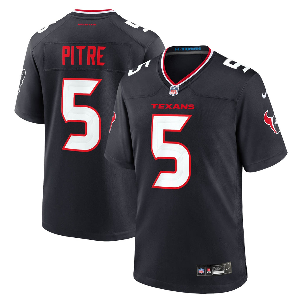 Houston Texans Jalen Pitre Navy Game Jersey