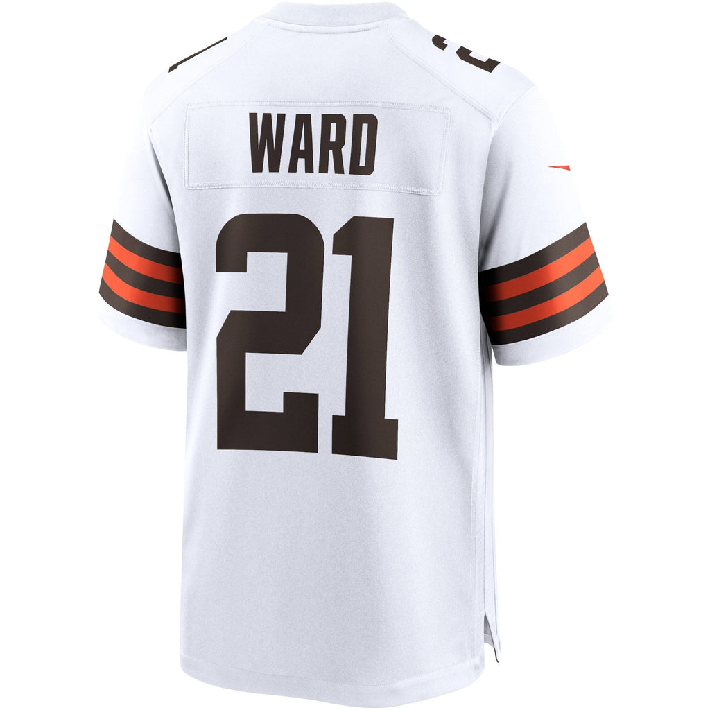 Cleveland Browns Denzel Ward White Game Jersey