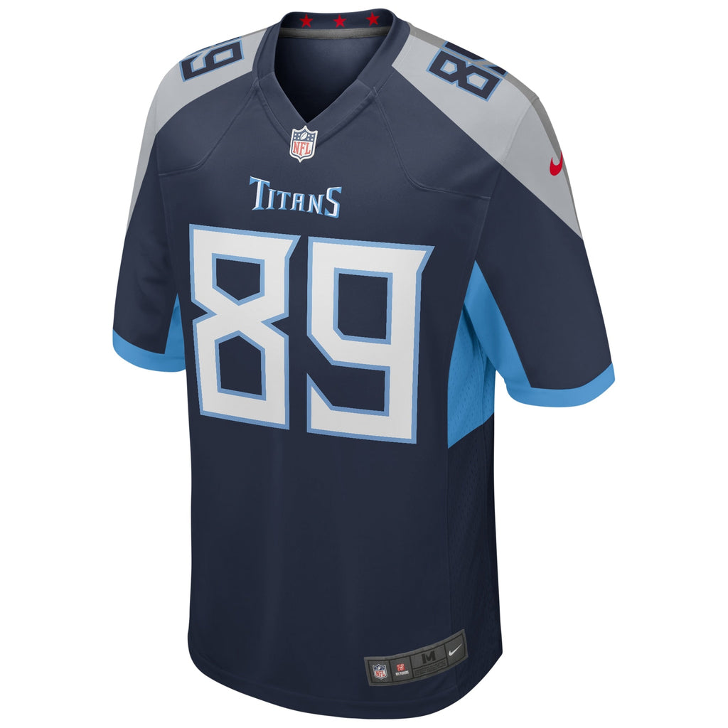 Tennessee Titans Frank Wycheck Navy Game Retired Player Jersey