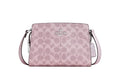 NWT Coach Gia Crossbody Bag In Signature Canvas In Metallic Pink