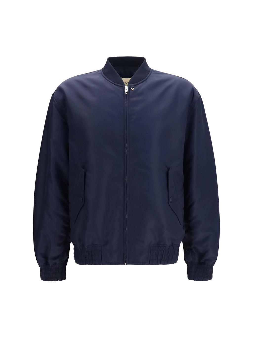 Valentino Men Nylon Jacket With Ruffles