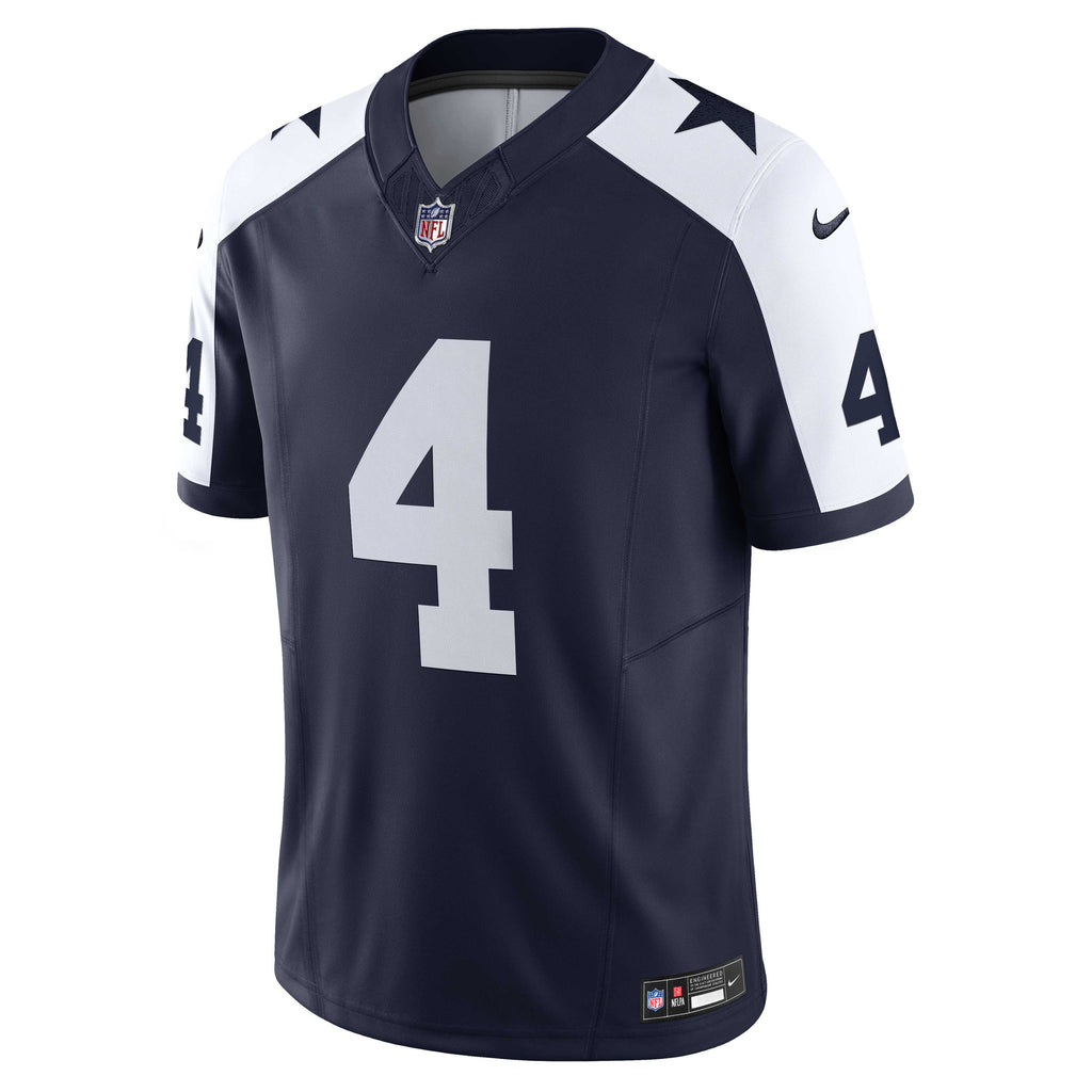 Dallas Cowboys Dak Prescott Navy Vapor F.U.S.E. Limited Jersey