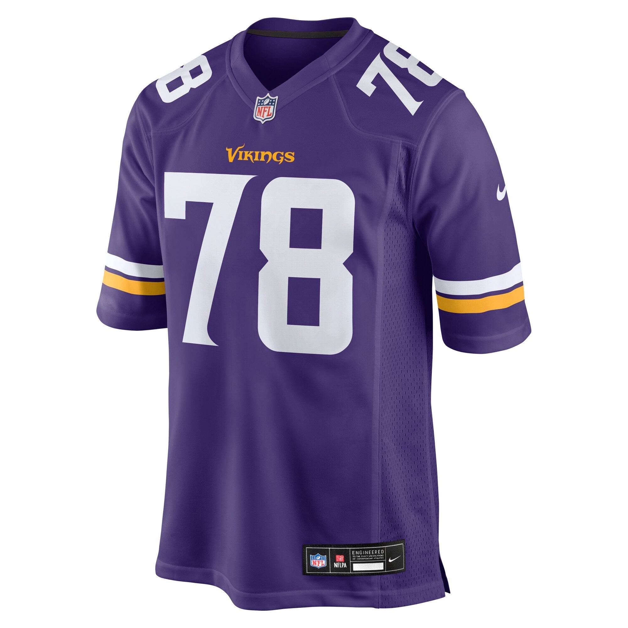 Minnesota Vikings Ryan Kelly Purple Team Game Jersey